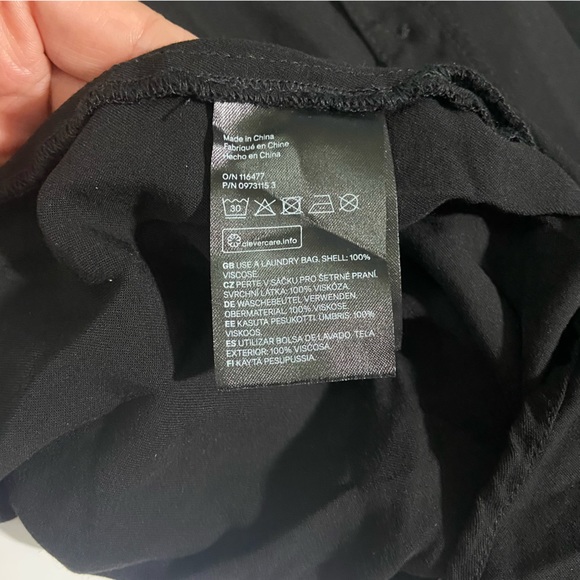 Black maxi H&M maternity dress size XL NEVER WORN - Picture 6 of 6